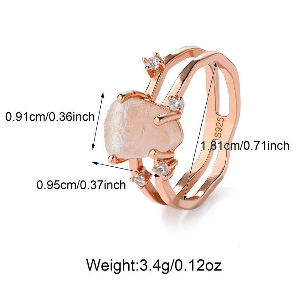 De Moonlight Stone Ring Hot Selling 925 Silver Gemstone Women Rings