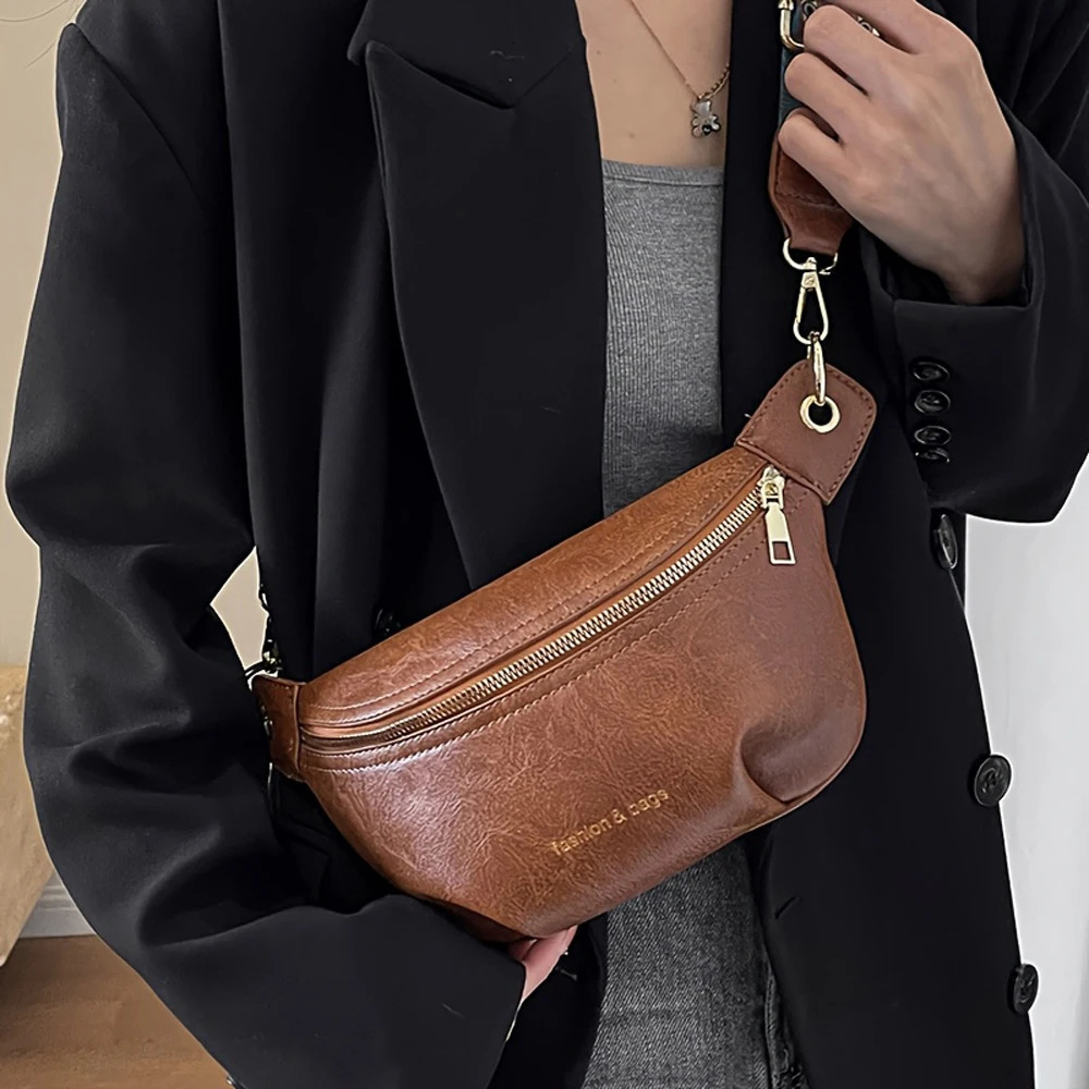 Fashionable Womens Bag Simple and Stylish Womens Casual Chest Bag Waist Bag Single Shoulder Crossbody Bag 260130