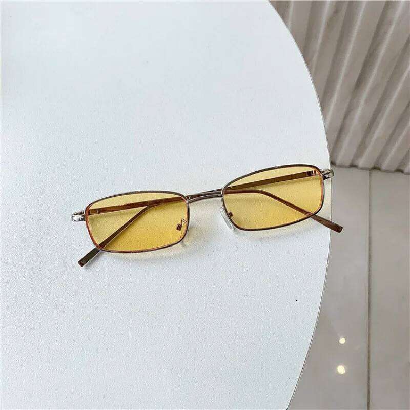 New Small Frame Rectangle Sunglasses Women's Brand Designer Square Sun Glasses Classic Men's Vintage Eyewear UV400 Gafas De Sol Y260207