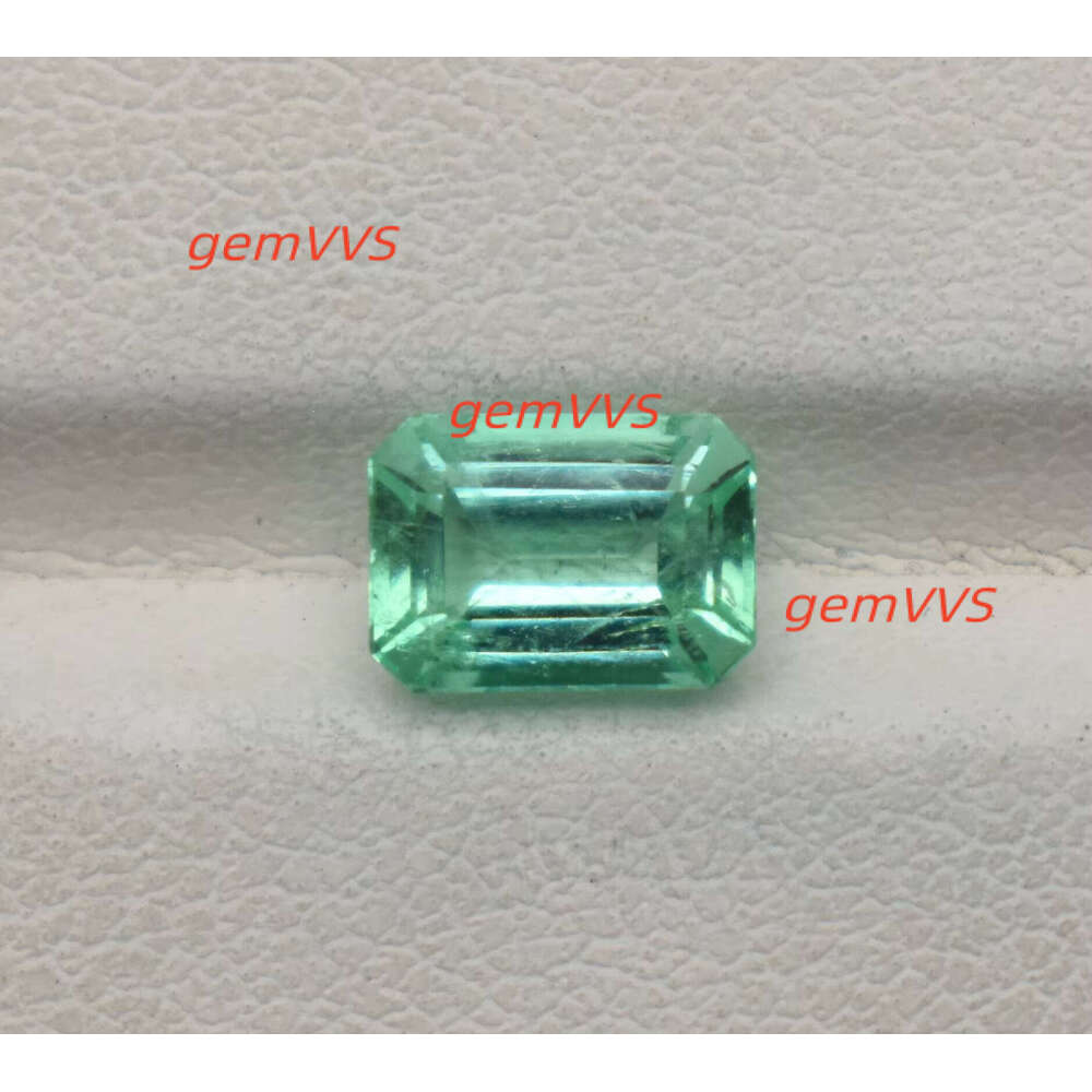 1.80 Ct Colombian. Natural Gemstone. Vivid Green 8X6 Mm Emerald Loose Gemstone For Jewelry Makings