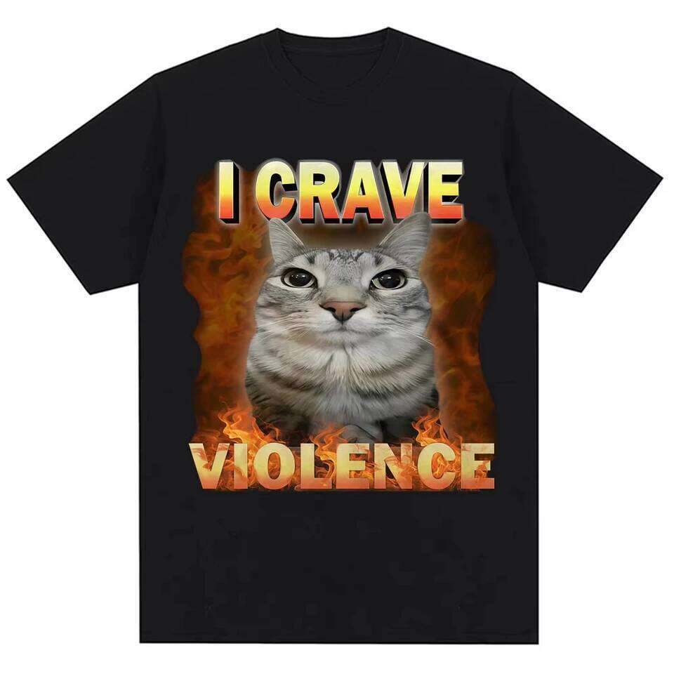 Fuuny Kittler Hilarious Cat Meme Printing T Shirts Women Cute Fashion Short Sleeve RoundNeck T-shirts Streetwear Clothing C260207