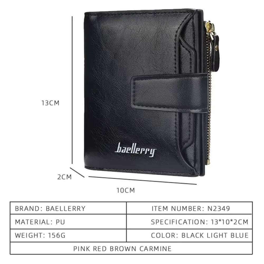 Baellerry New Large Capacity Women Name Engraving High Quality Card Female Purses Coin Holder Wallets For Girls Y260206