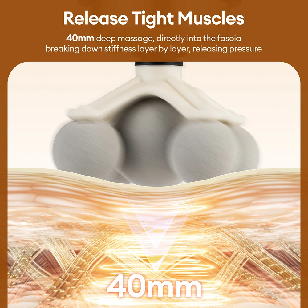 11-IN-1 Electric Massage Gun 99 Level Powerful Fascia Gun High-Frequency Vibration Body Massage Gun Arms Leg Muscle masajeador 260129