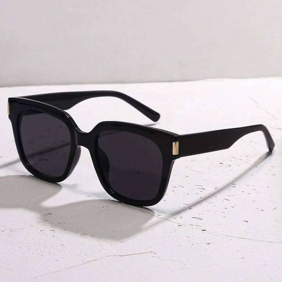Big Square Frame Sunglasses UV400 Summer Fashion Vintage Ladies Glasses Outdoor Travel Beach Sun Shade Eyewear Y260207