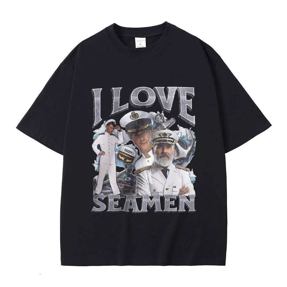 I Love Seamen Funny Offensive Sailor Tshirt T-shirt Casual Fashion T Shirts Unisex Vintage Tees Women Clothes C260207