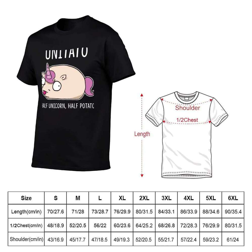Unicorn T-Shirt designer shirt shirts Half Potato man graphic t C260207