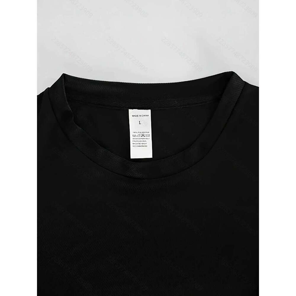 Men Summer Loose Printed T-Shirts Casual Round Neck Short Sleeve Versatile Fashion Basic Daily Wear All-Match Tops C260207