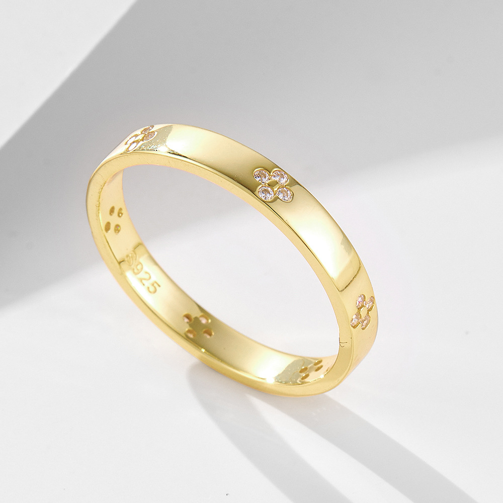 2026 Choucong Ins Top Sell Wedding Rings Classical Jewelry Real 100% 925 Sterling Silver 18K Gold Large Oval Cut White Topaz CZ Diamond Gemstones Part