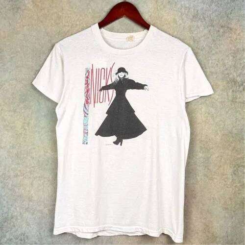 Stevie Nicks 90s Fleetwood Mac Band for Men Women Tshirt Casual and Comfortable Summer Cotton Tops C260207
