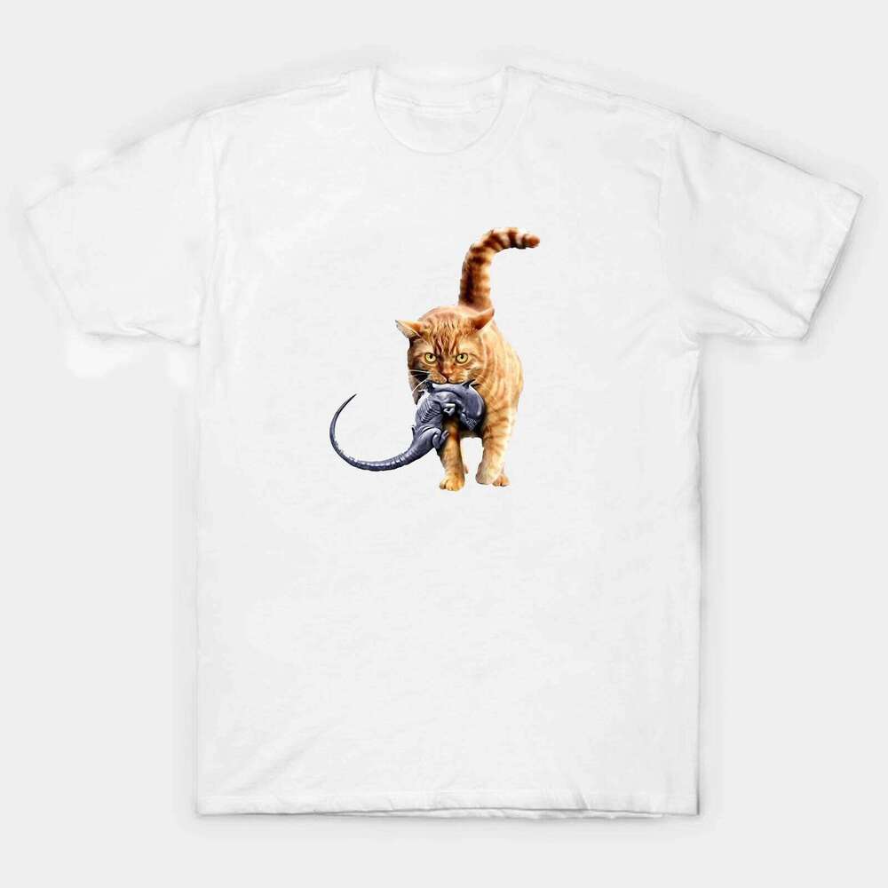 Uscss Nostromo Alien Jonesy the CAT Short Sleeve Top casual shirt C260207