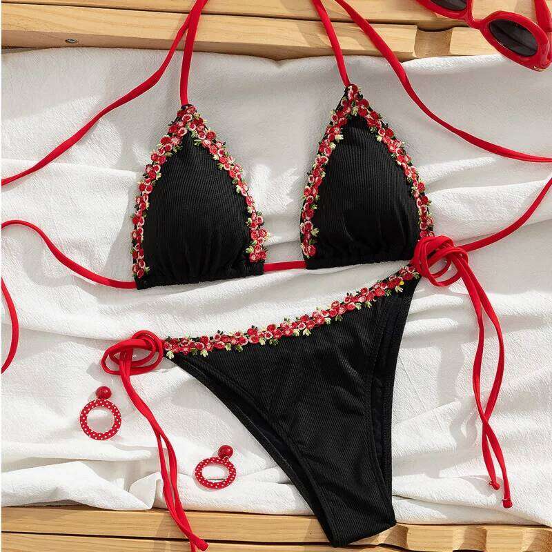 Sexy Bikinis 2025 Women's Swimwear Female Swimsuit For Swimming Wear Bathing Suits Brazilian Bikini Set Beachwear Pool Bather C260207