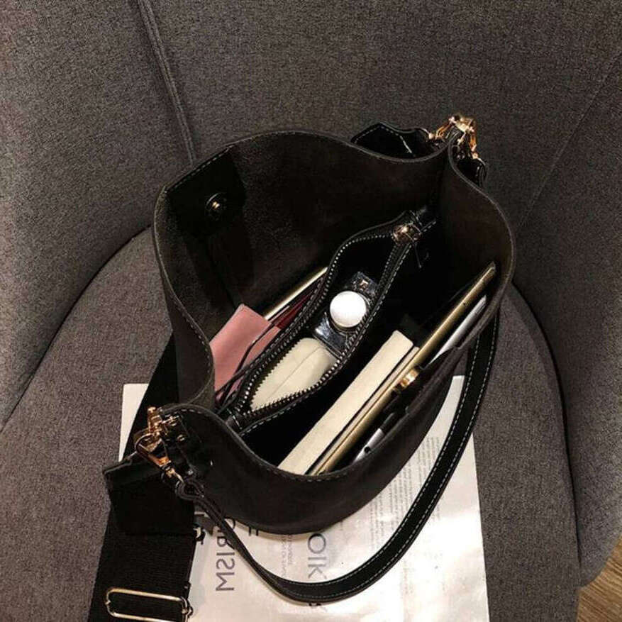 TAURUSCIAGA Luxury Creativity Handbags Ladies Bucket PU Leather Shoulder Large Capacity Crossbody Bags For Women 2025 New Tote Bag