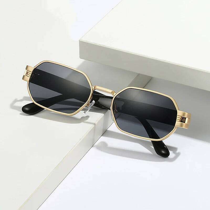 Vintage Square Sunglasses Women Men Rectangle Sun Glasses Metal Frame Eyewear Oculos De Sol for Male Female Eyeglasses Y260207