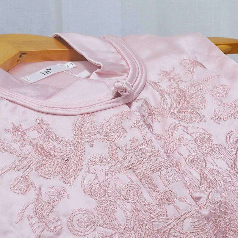 Vintage Sleeveless Vest Top New Chinese Style Pink Embroidery Stand Collar Layered Vests Autumn Temperament Women's Clothing
