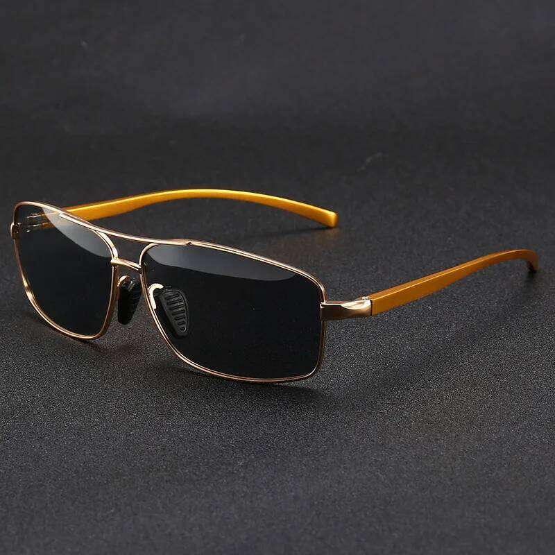 Men Polarized Classic Driving Fishing Sun Glasses Luxury Metal Designer Sunglasses For Man Black Eyewear Oculos Gafas Y260207