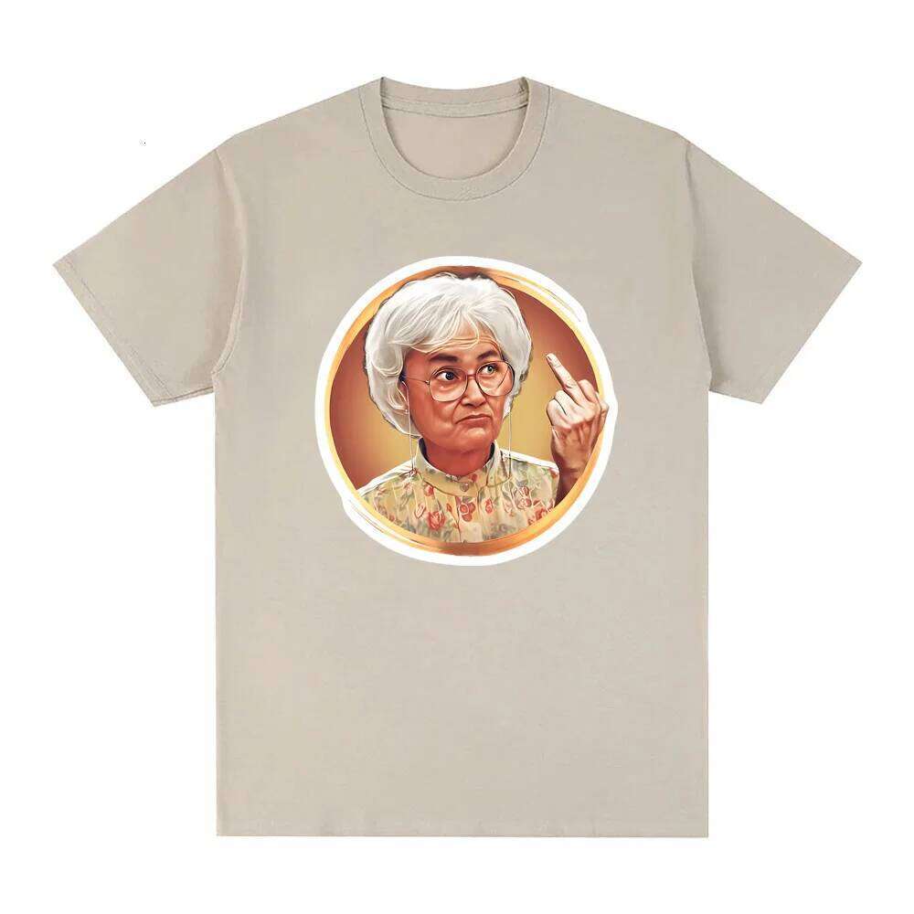 Golden Girls T-shirt Unisex 100% Cotton Tee-shirt Graphic Printing Kawaii Round Neck Tshirt Short Sleeve Casual Fashion Clothes C260207