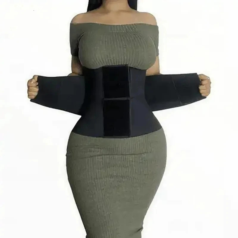 High Compression Wrap Waist Trainer Corset Slimming Sheath Flat Belly Women Body Shapewear Waist Belt Tummy Fitness Girdles 260207