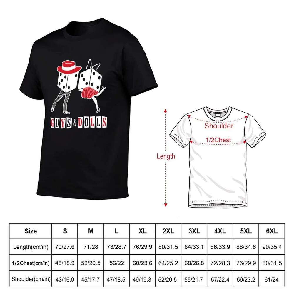 Guys and Dolls mens graphic t shirts with prints T-Shirt C260207