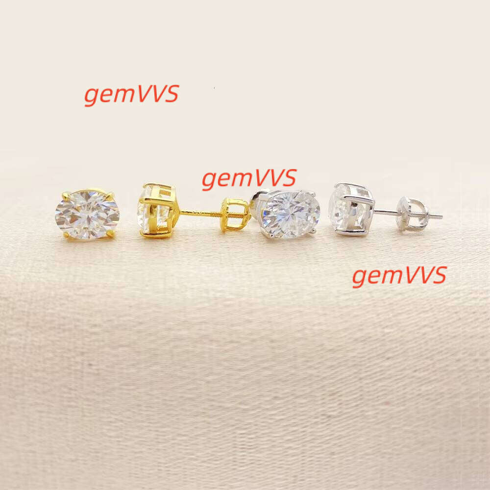 S925 Silver Shape Moissanite Earring Ear Jewelry Wholesale Fashion Earrings Women
