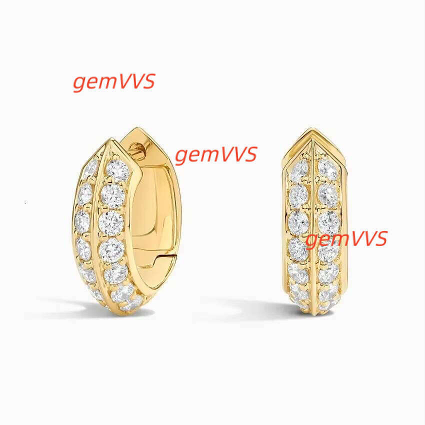 Top Quality Lightweight Moissanite Diamond Earring With Modern Design Long-Lasting Shine Girls Gift Purpose For Bulk Export