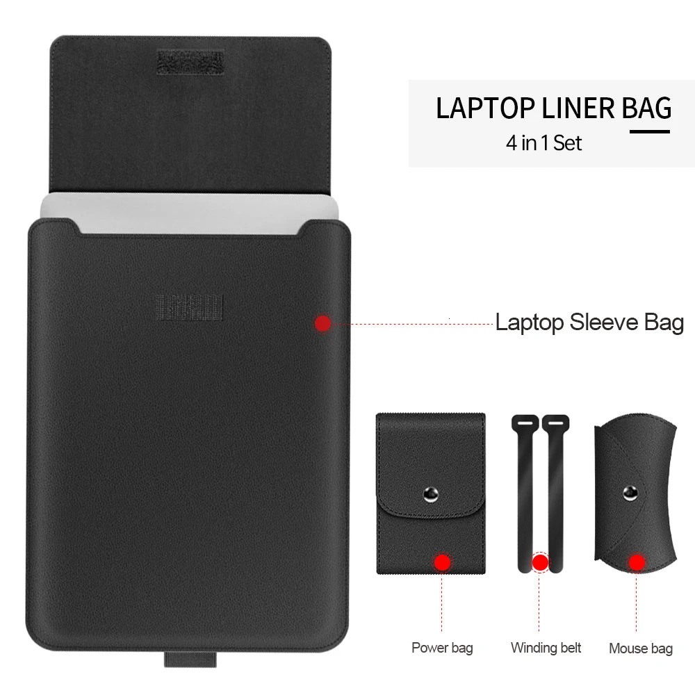 Laptop Sleeve Bag For Matebook D 14 D 15 D 16 X Pro Case For Air Pro 13 M1 M2 Case For MagicBook 14 15 Cover 260124