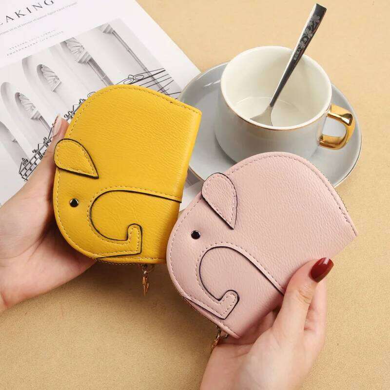 New female elephant can patriotic tide organ multi-card document short card storage bag Y260206
