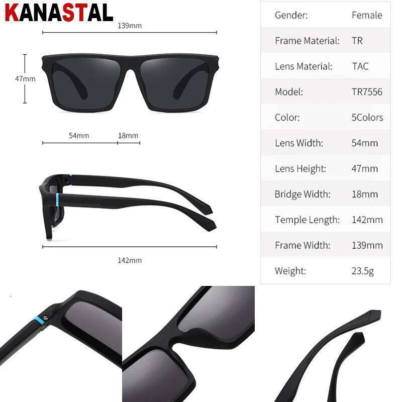 Men Polarized Sunglasses UV400 Sun Glasses Women TR90 Eyeglasses Frame Outdoor Sports Cycling Goggles Anti Glare Shade Eyewear Y260207