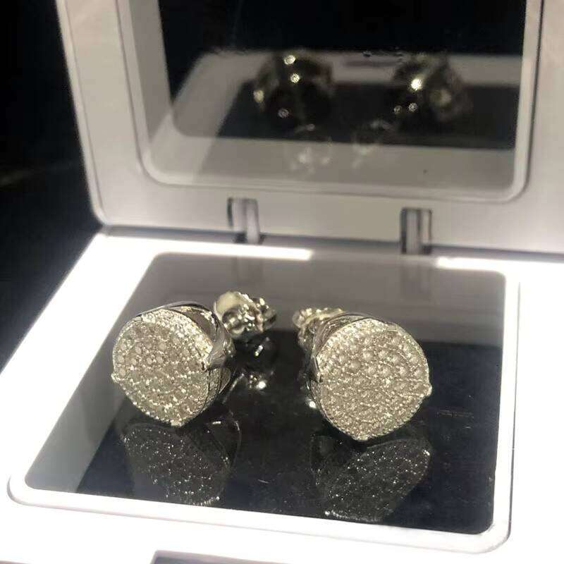 Luxury Jewelry 925 Sterling Silver VVS Moissanite Earrings For Women