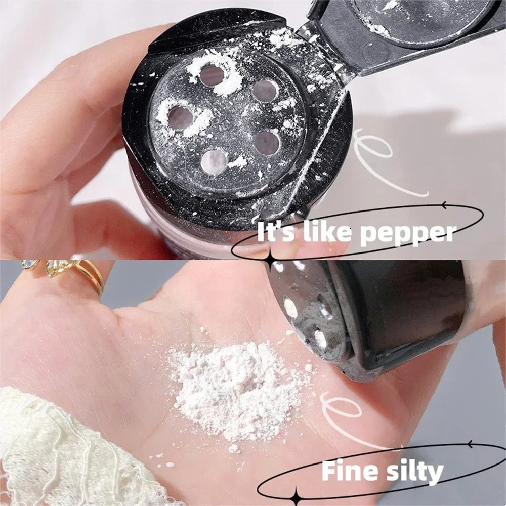 55g Large Capacity Loose Powder Natural Lasting Pepper Powder Professional Oil-control Waterproof Matte Setting Powder Makeup 260126