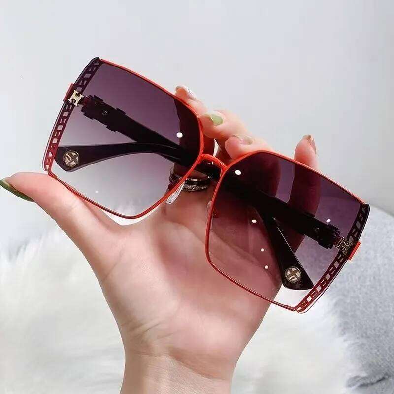 Luxury Oversized Sunglasses for Women Frameless Chic Lightweight DS-7705 New Style Y260207
