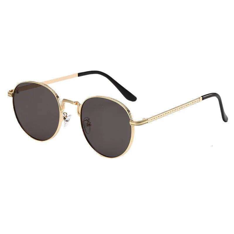 2PCS New Model Metal-framed Sunglasses, Trendy Fashionable, With Oval Shape And Stylish Design.2403 Y260207
