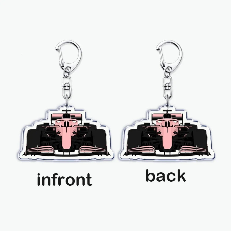 Super Cool Car Racing Keychains Pendant Keyring for Accessories Bag Key Chain Ring Jewelry Fans Friends Gifts 251218