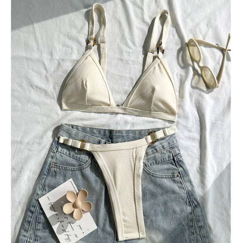 Patchwork Sexy Bikinis 2026 Women Swimwear Female Swimsuit Swim Wear Bathing Suits Brazilian Bikini Set Beachwear Pool Bather C260207