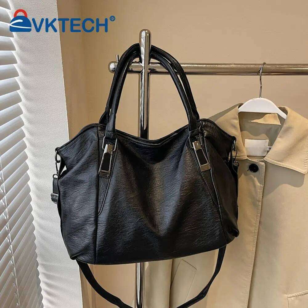 Shoulder Bag PU Leather Tote Handbag Casual Trendy Top Handle Everyday Purse for Women Work Shopping Travel C260207