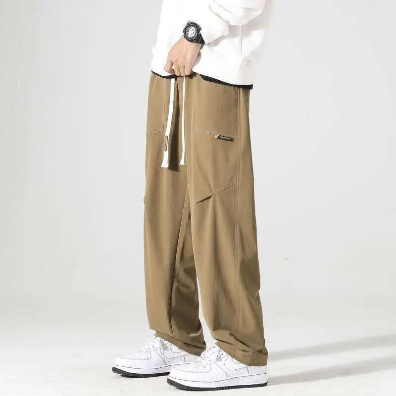 Tooling Autumn 2026 Straight Men's Trendy New Design Loose Sports Casual Trousers Harajuku Men Clothing Baggy Pants