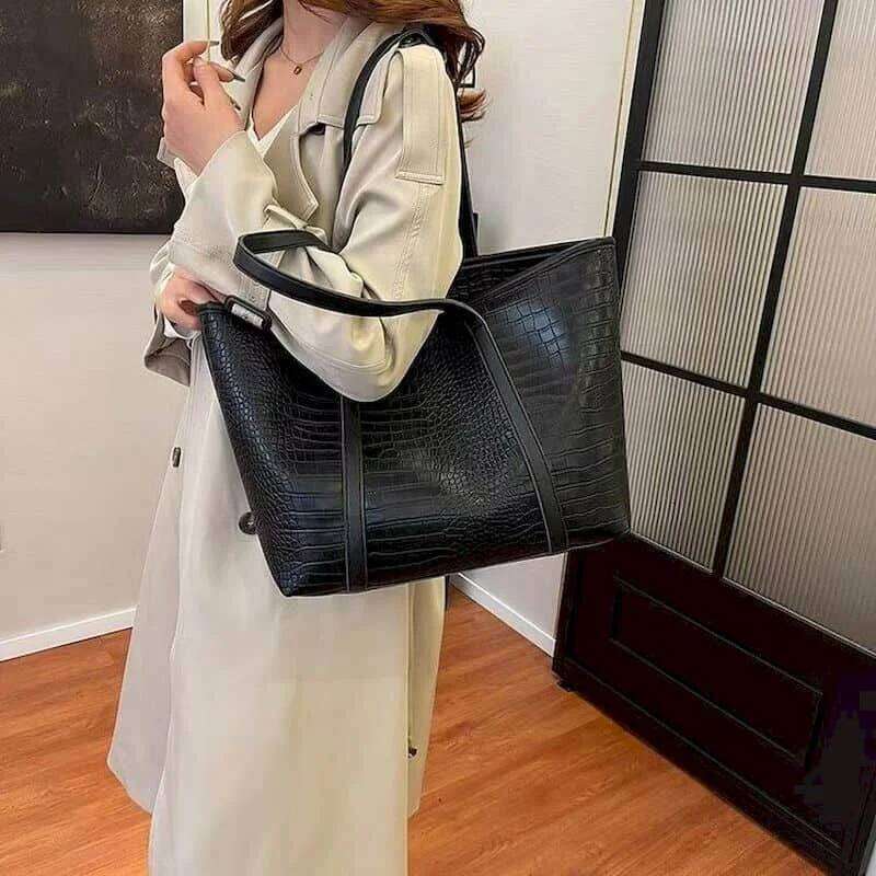 High Quality Totes For Women Large Capacity Fashion Tote Shoulder Bag Commuting Office Shopping Bags Female 2025 New In Trendy C260207