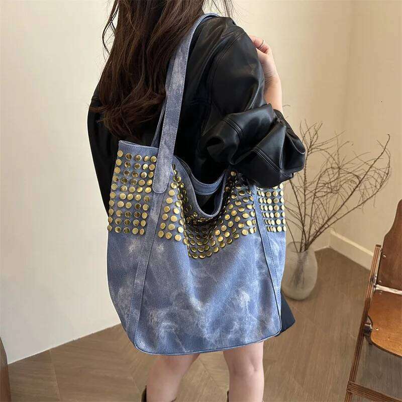 New Women's Shoulder Bag Soft Leather Tote for Female Pu Large Capacity Designer Shopper Handbags Casual Armpit Bags C260207