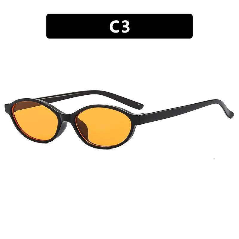 Kedun Fashion Oval Small Frame for Women 2024 New European and American Ins Street Style Sunglasses Trendy Personality Sun Glasses Y260207