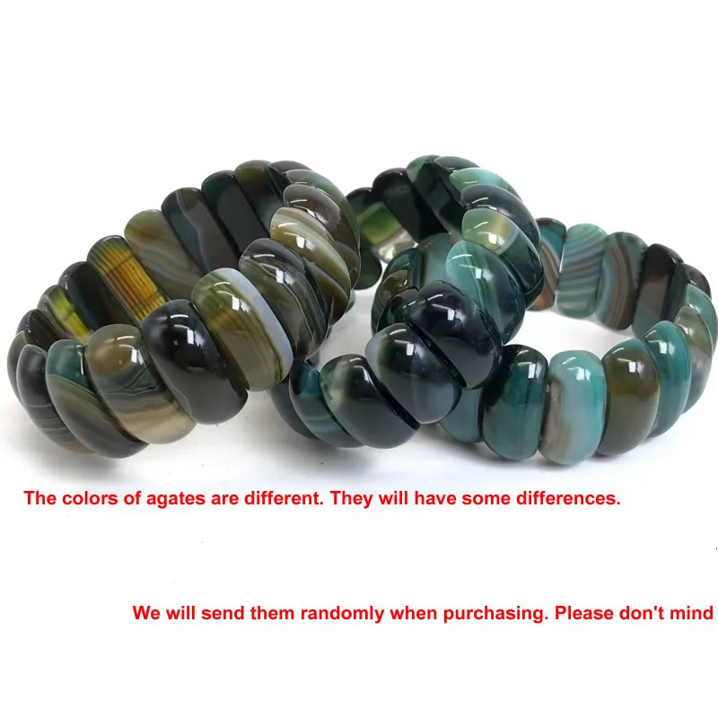 natural botswana agates/Red Blue Sardonyx stone beads bracelet natural gem stone bangle fine jewelry woman for gift wholesale 260202