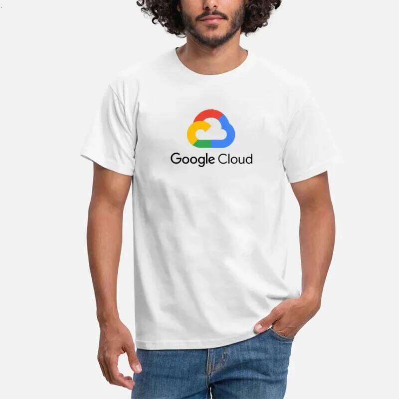 Men Clothing Google Cloud T Shirt Staff Gift Man Frontend Backend Geek Hacker Programmer Fabric Boyfriend Husband Dad Groom Tops C260207