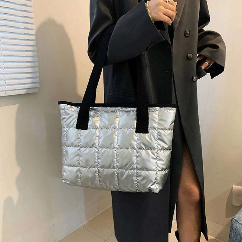 Casual Large Capacity Shoulder Bags For Women Space Cotton Handbag Totes Fashion Winter Daily Use Bag bolsa feminina C260207