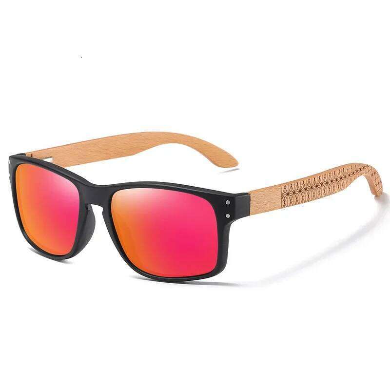 Fashion Design Sunglasses Men Polarized Wood Handmade Eyewear Outdoor Camping Driving Sun Glasses for Man Gafas De Sol Hombre Y260207