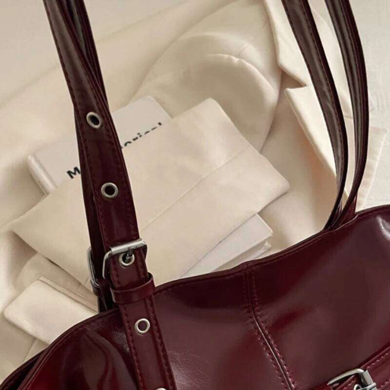 Large Capacity Women's Shoulder Tote Commuter Simple Vintage New Style Bag Versatile Sensation 2025 C260207