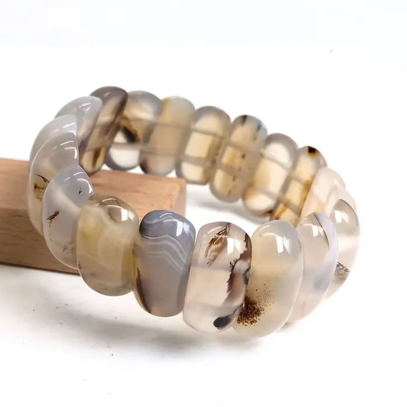 natural botswana agates/Red Blue Sardonyx stone beads bracelet natural gem stone bangle fine jewelry woman for gift wholesale 260202