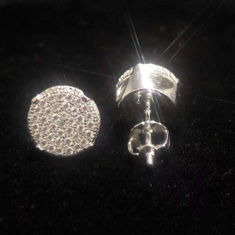 Luxury Jewelry 925 Sterling Silver VVS Moissanite Earrings For Women