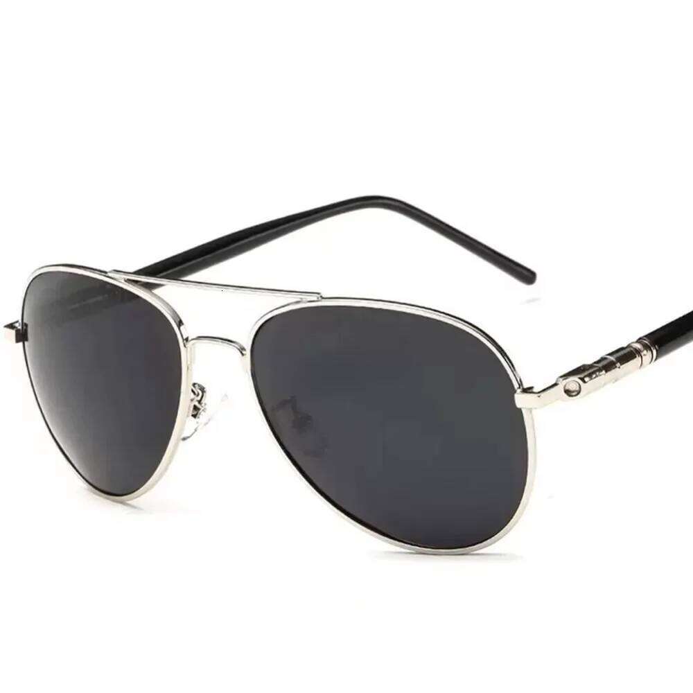 Aviation Metail Frame Quality Oversized Spring Leg Alloy Men Sunglasses Polarized Design Pilot Male Sun Glasses Driving Y260207