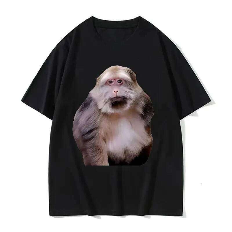 Funny Xing Monkey Meme Women Tee Shirt Retro Fashion T-shirt Streetwear Graphic T Shirts Personality C260207