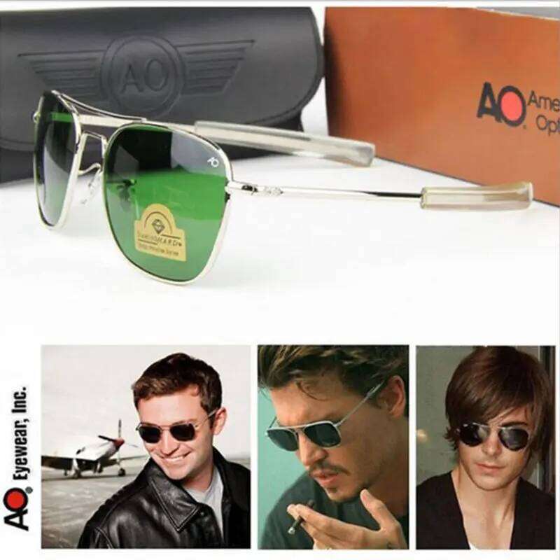 Aviation Sunglasses Men women 2021 vintage brand designer American Army Military Optical AO Sun Glasses Oculos de sol masculino Y260207