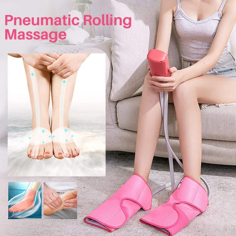 Leg Massager for Circulation Air Compression Calf Massager with Handheld Controller for Pain Relief EdemaMuscles Relaxation 260130
