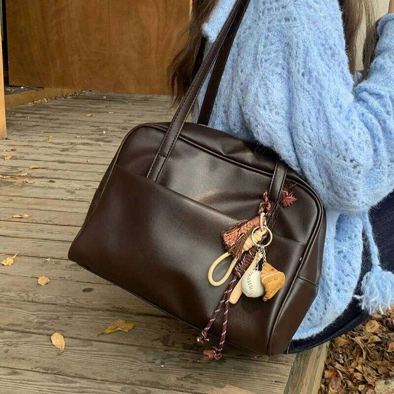 Vintage Designer Luxury Women Tote Casual Lage Capacity Female Shoulder Bag High Quality PU Leather Ladies Handbags C260207